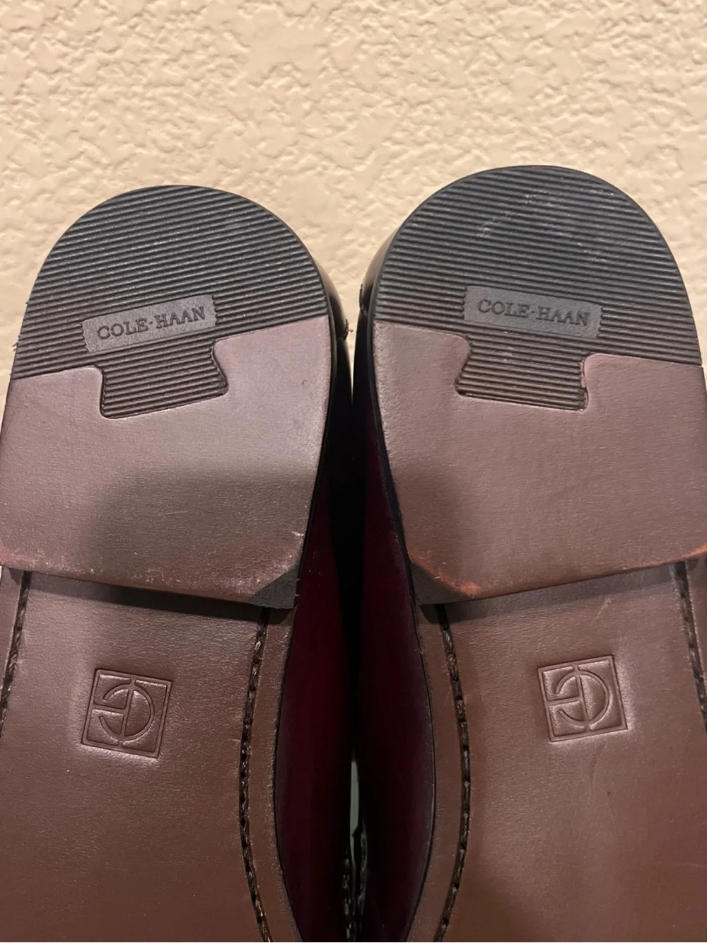 Cole Haan Men’s Brown Kiltie Loafers with Buckle